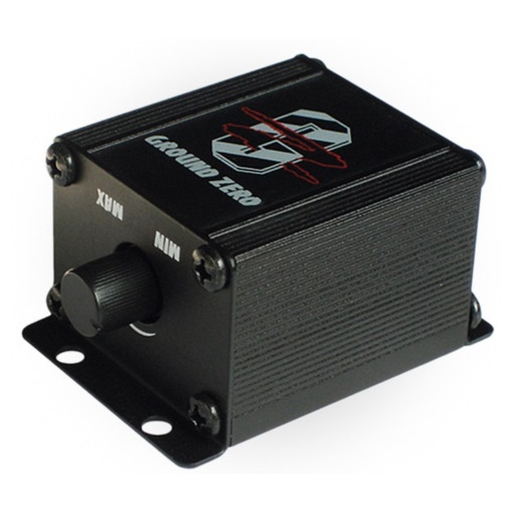 Regulator volum subwoofer Ground Zero GZTA, set complet, cablu de conectare, instructiune, cutie originala