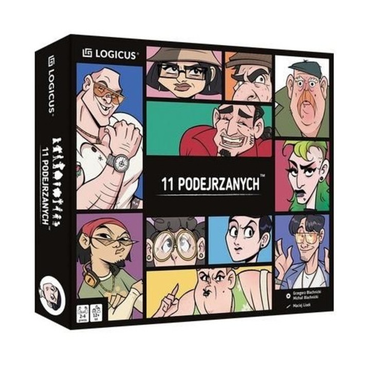 Настолна игра 11 Заподозрени, Kukuryku, 2-4 играчи, 12+, детективска, стратегия