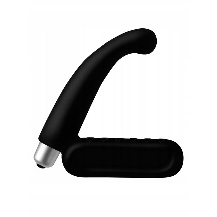 Anális vibrátor Joydivision, 11.5cm, hipoallergén, fekete