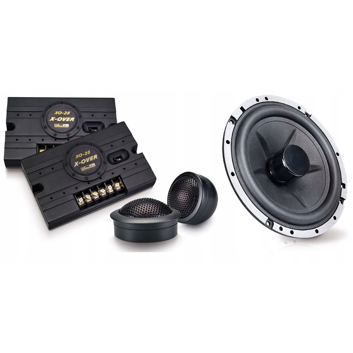 Set boxe auto Sinuslive SL-16 EXMOD + Neo-30s, 16cm, 250W, negru