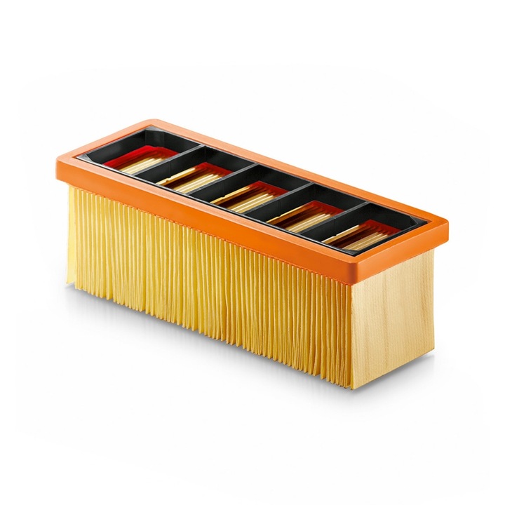 Filtru plat pentru aspirator Karcher, 205x75x73mm, utilizare umeda si uscata, curatare usoara