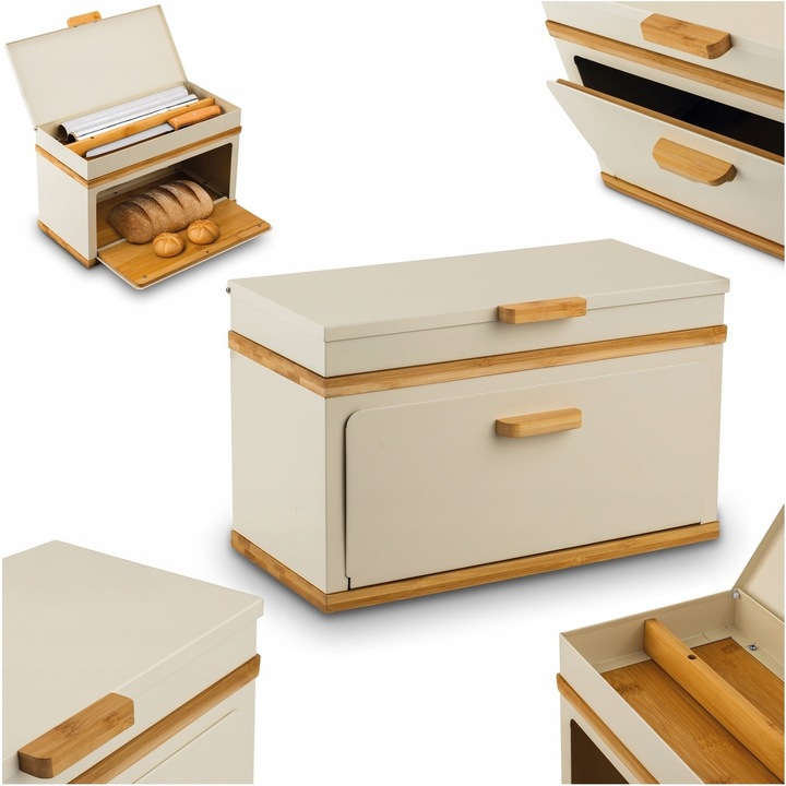 Konighoffer ételtároló doboz, bézs, 30x15x10cm