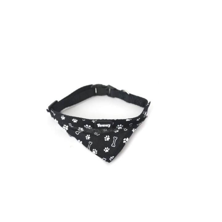 Zgarda cu Bandana Yommy, Multicolor, 1x20-30cm, pentru Câini Mici și Pisici