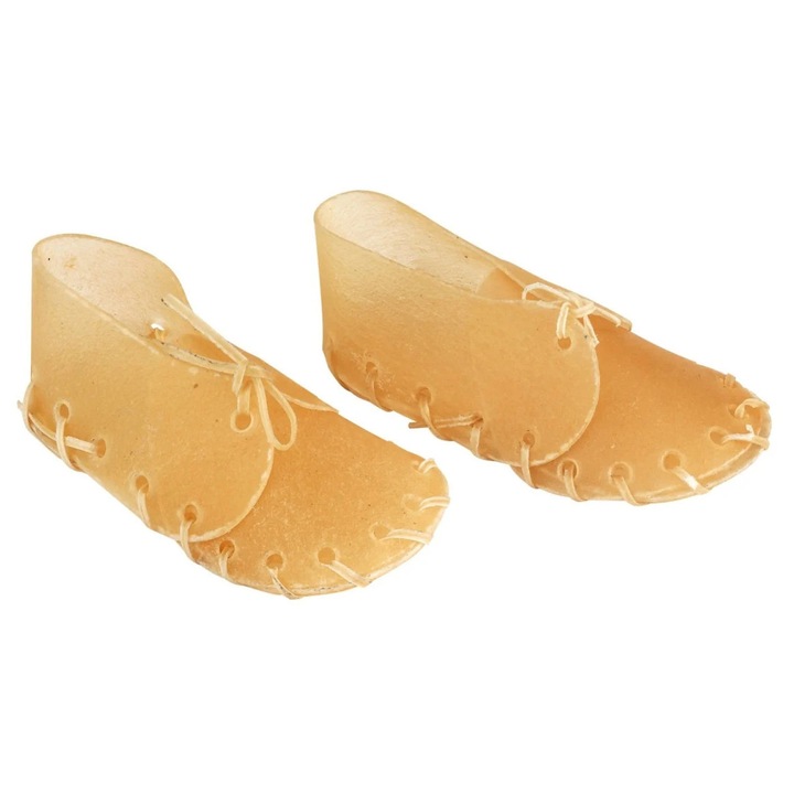 Papuci din piele de vita pentru ros Kerbl, 12 cm