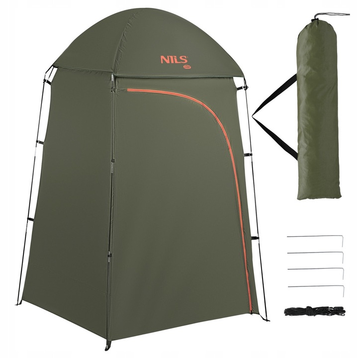 Dus camping Nils Camp XL, 210x120x120cm, impermeabil, verde, set complet