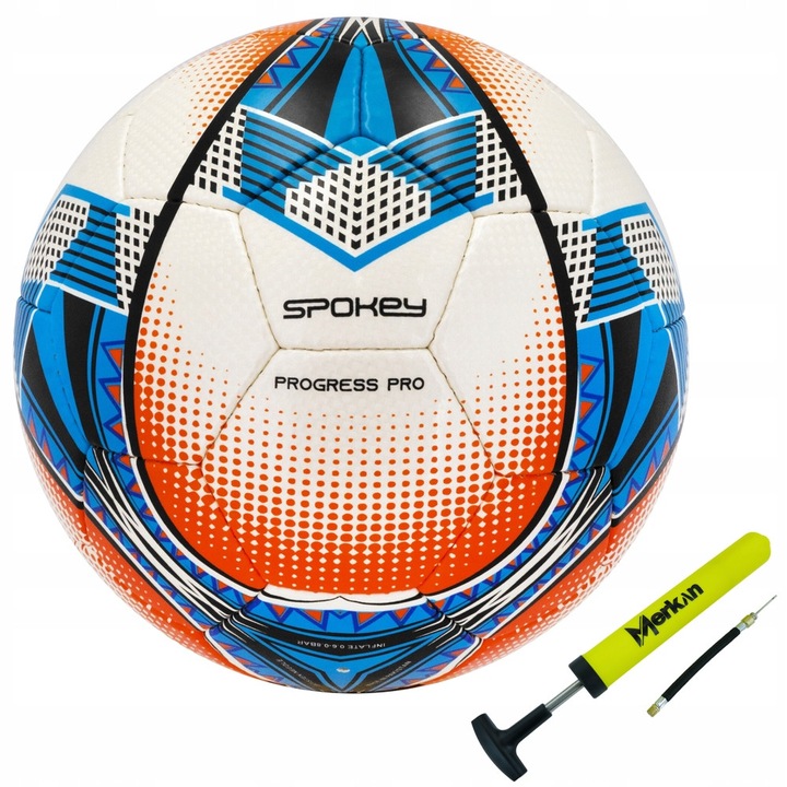 Minge de fotbal Spokey, antrenament, dimensiune 5, cu pompa