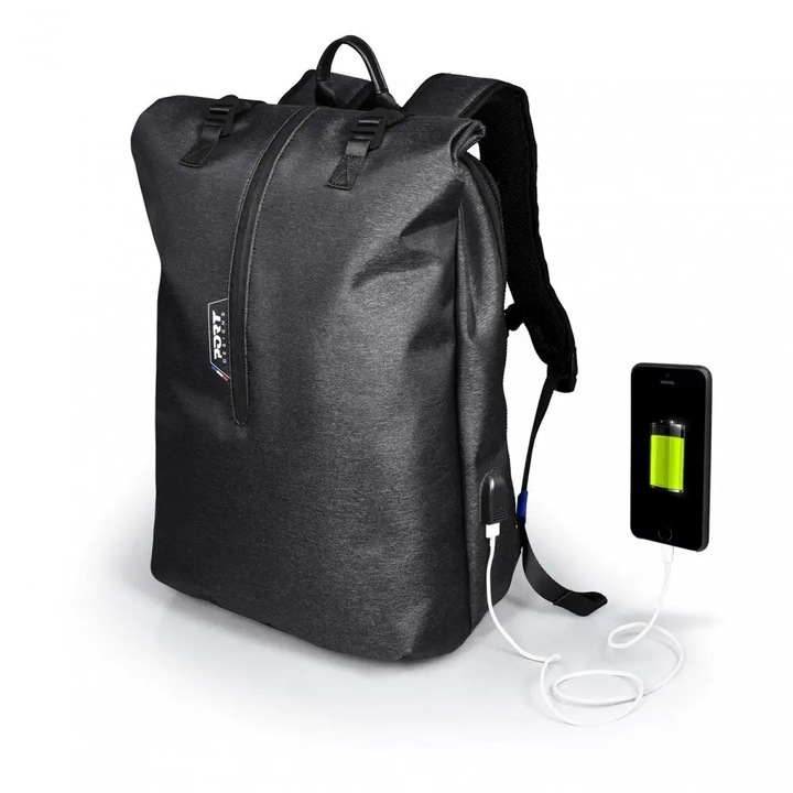 Plecak laptop PORT DESIGNS New York, 15.6", gri, 500x340x200mm