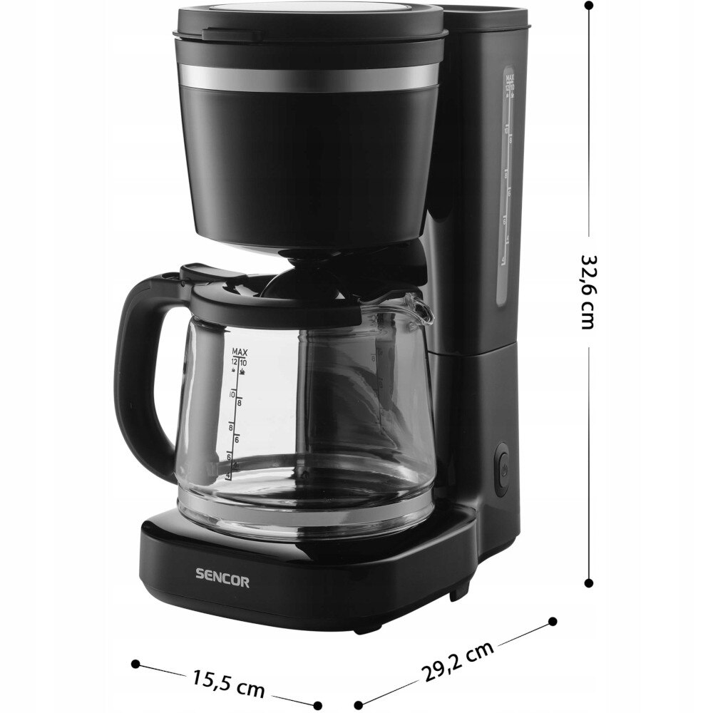 Espressor cafea Sencor SCE 2710BK 1000W 1.5l negru
