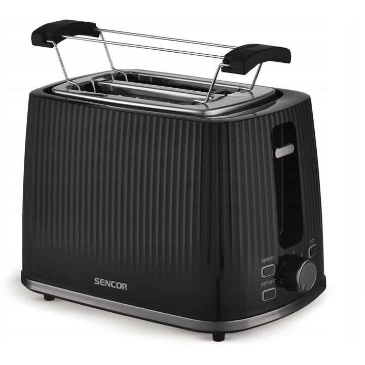 Тостер Sencor STS 7511BK, 2 слота, 7 нива, черен, 177x190x273мм