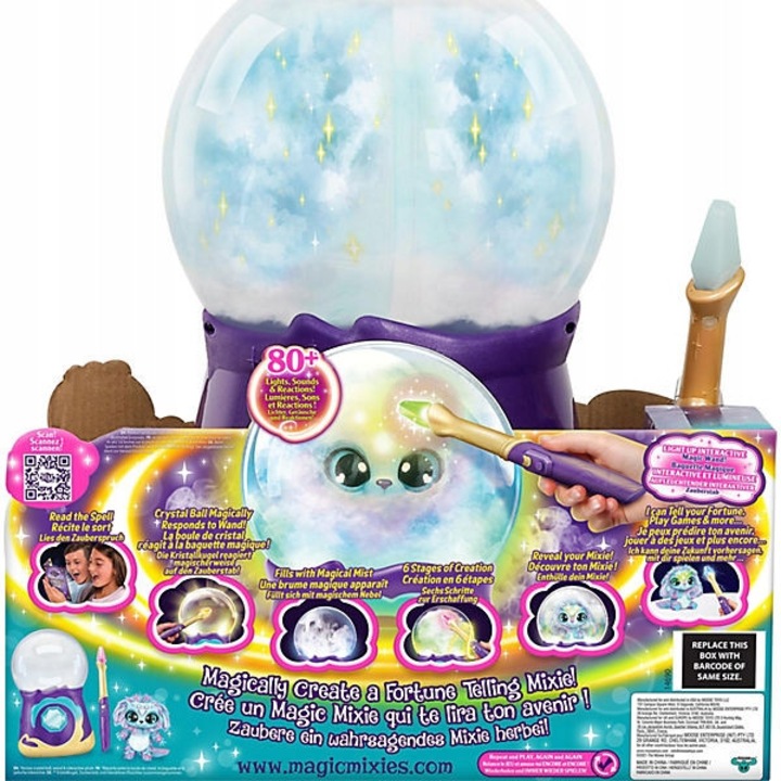 Set interactiv Moose Magic Mixies, bila cristalina, 80 efecte, 20x21x34cm