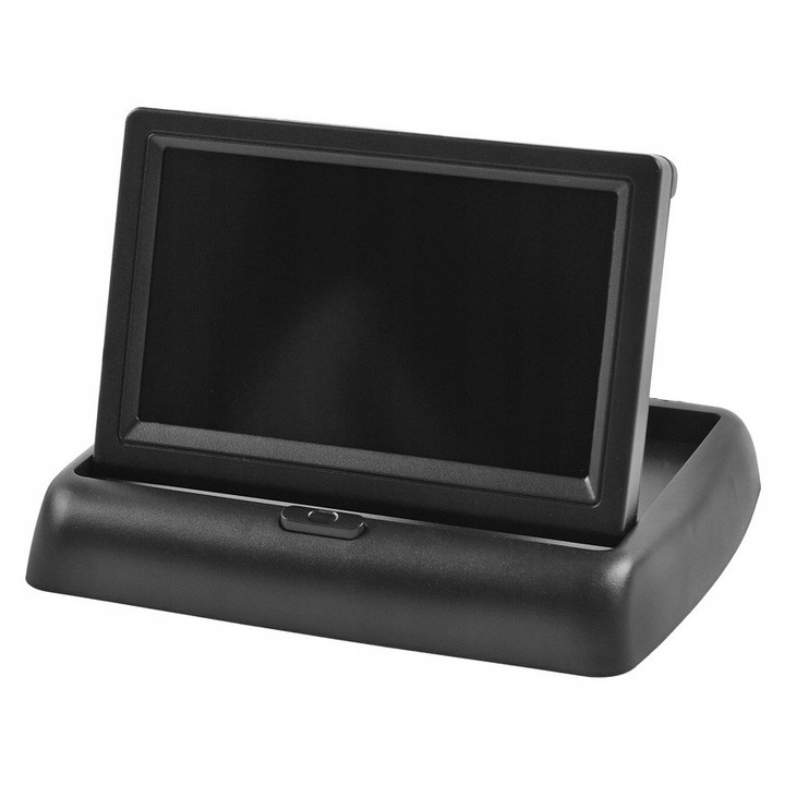 Monitor auto Peiying PY0107 4,3", 2 canale, culori, pliabil