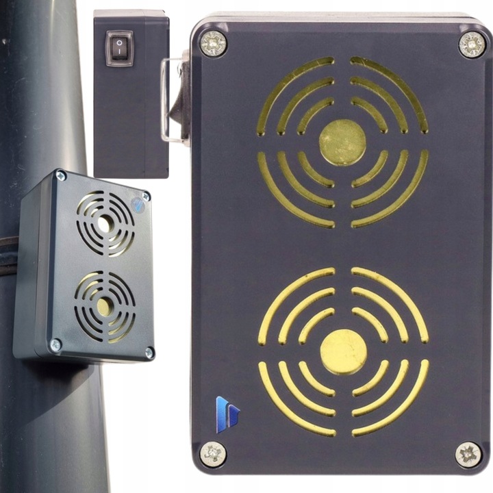 Odstrasator rozatoare cu ultrasunete, fara marca, cu senzor de miscare, rezistent la apa, pentru gradina, pe baterii