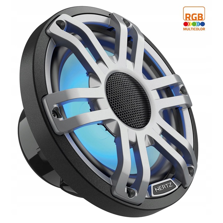 Автомобилни тонколони Hertz HMX 6.5 S-LD-SW, 2-лентови, LED RGB, 165мм, IP65