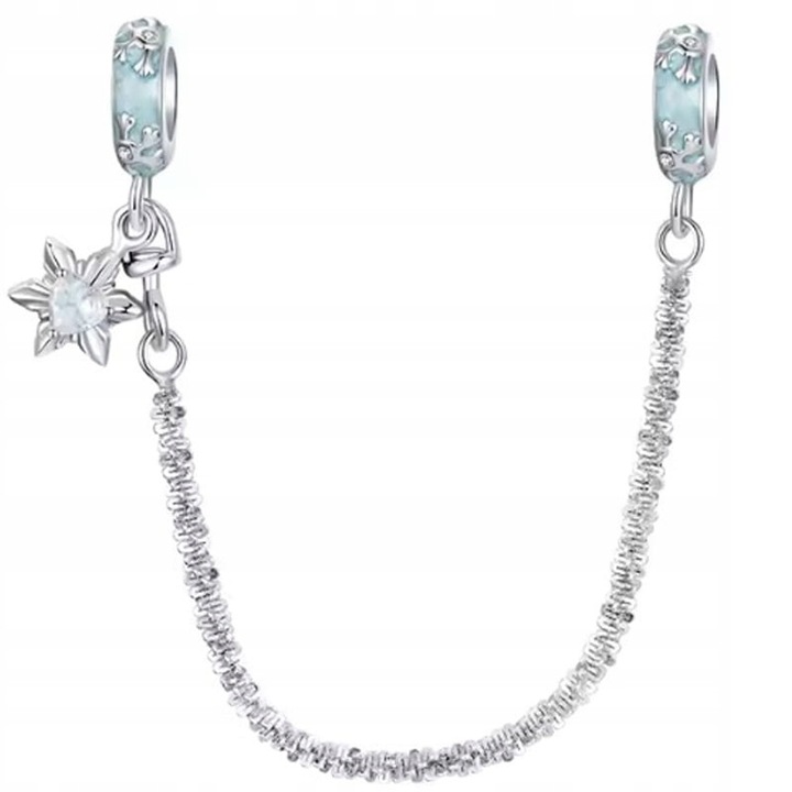 Bratara Trusky, charms de iarna, argint 925