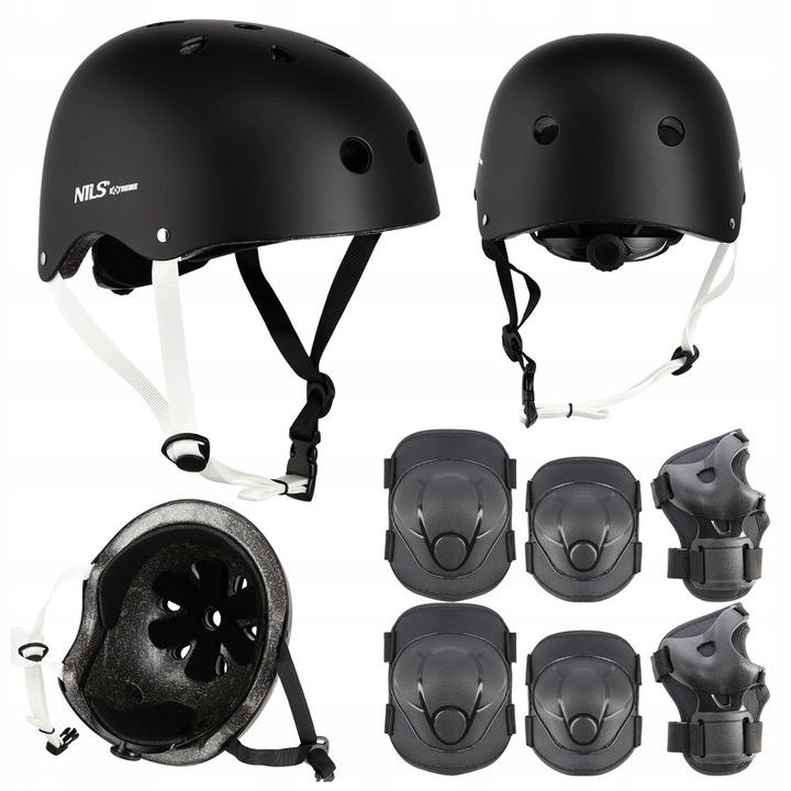 Комплект спортни предпазители Nils Extreme със защита, регулируеми, XS