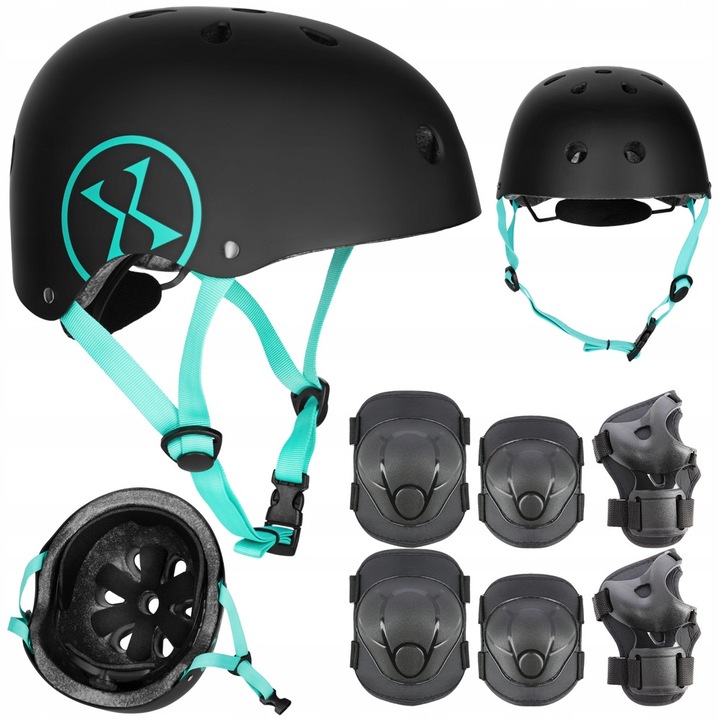 Комплект спортни предпазители Nils Extreme със защита, регулируеми, XS