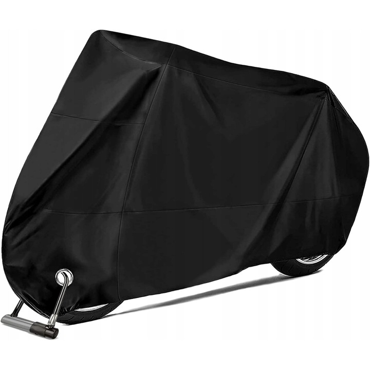 Husa pentru motocicleta, 245x105x125cm, impermeabila, protectie UV, set inclus