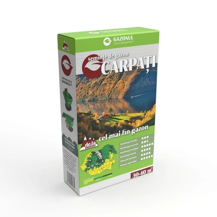Seminte gazon Carpati, pentru zone montane, 0.75 kg