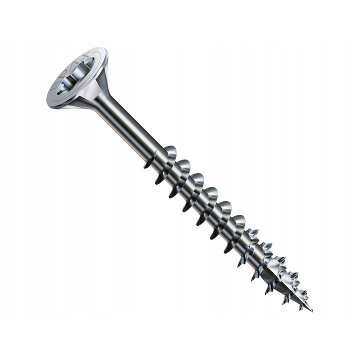 Suruburi universale SPAX 4x40 mm, set 1000 bucati, cap conic, zincat