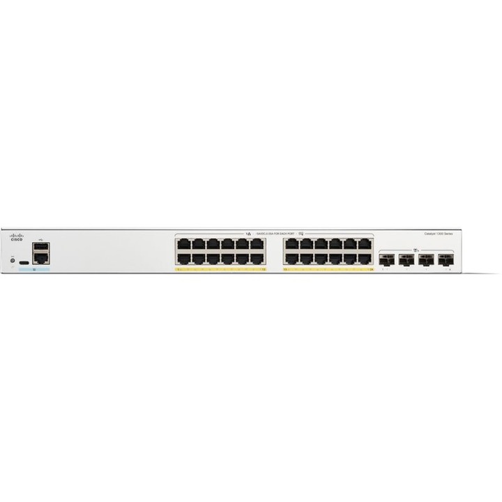Cisco Catalyst 1300 Gigabit Ethernet 10/100/1000 PoE menedzselhető switch, szürke