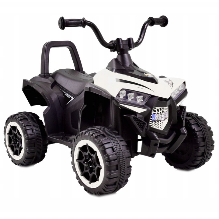 Quad sport electric Super Toys, 2 motoare 45W, lumini LED, 68x46x54cm, pentru copii