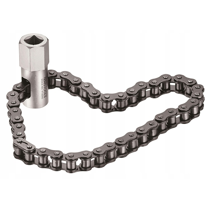 Cheie pentru filtre de ulei, Teng Tools, 1/2", prindere patrata, capacitate 150 mm, 9120HD