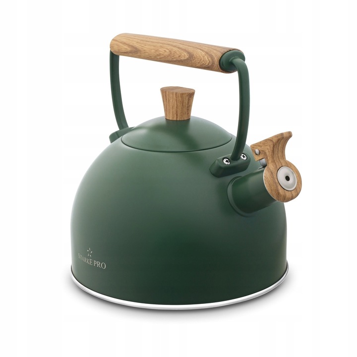 Starke Pro Harit II 2,5 l, rozsdamentes acél, zöld, fa utánzatú fogantyúval