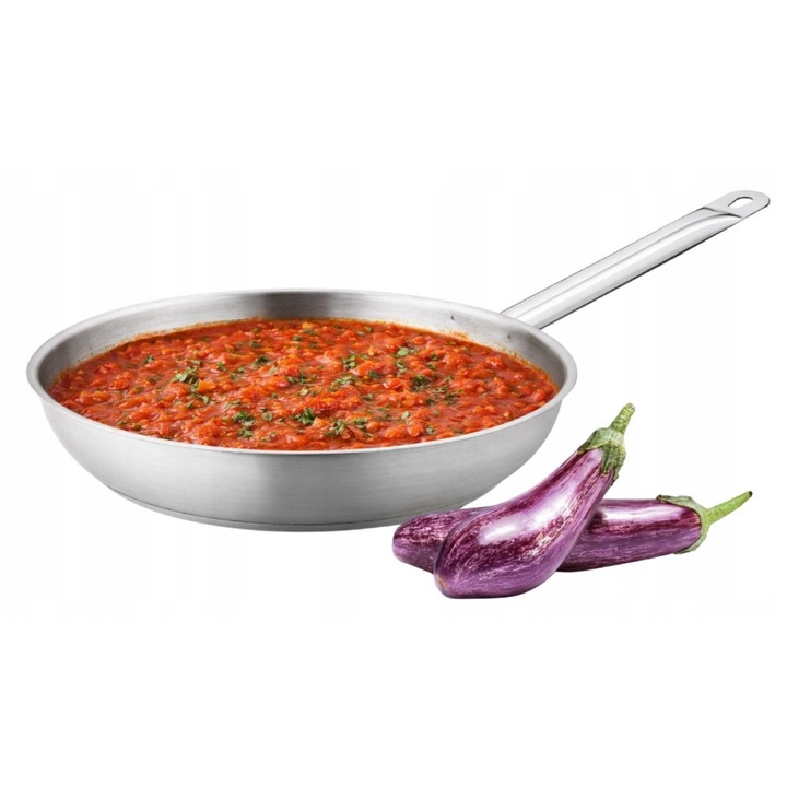 Starke Pro Gastro 30cm-es serpenyő, inox, 5mm vastag alj, minden típusú tűzhelyhez, korrózióálló