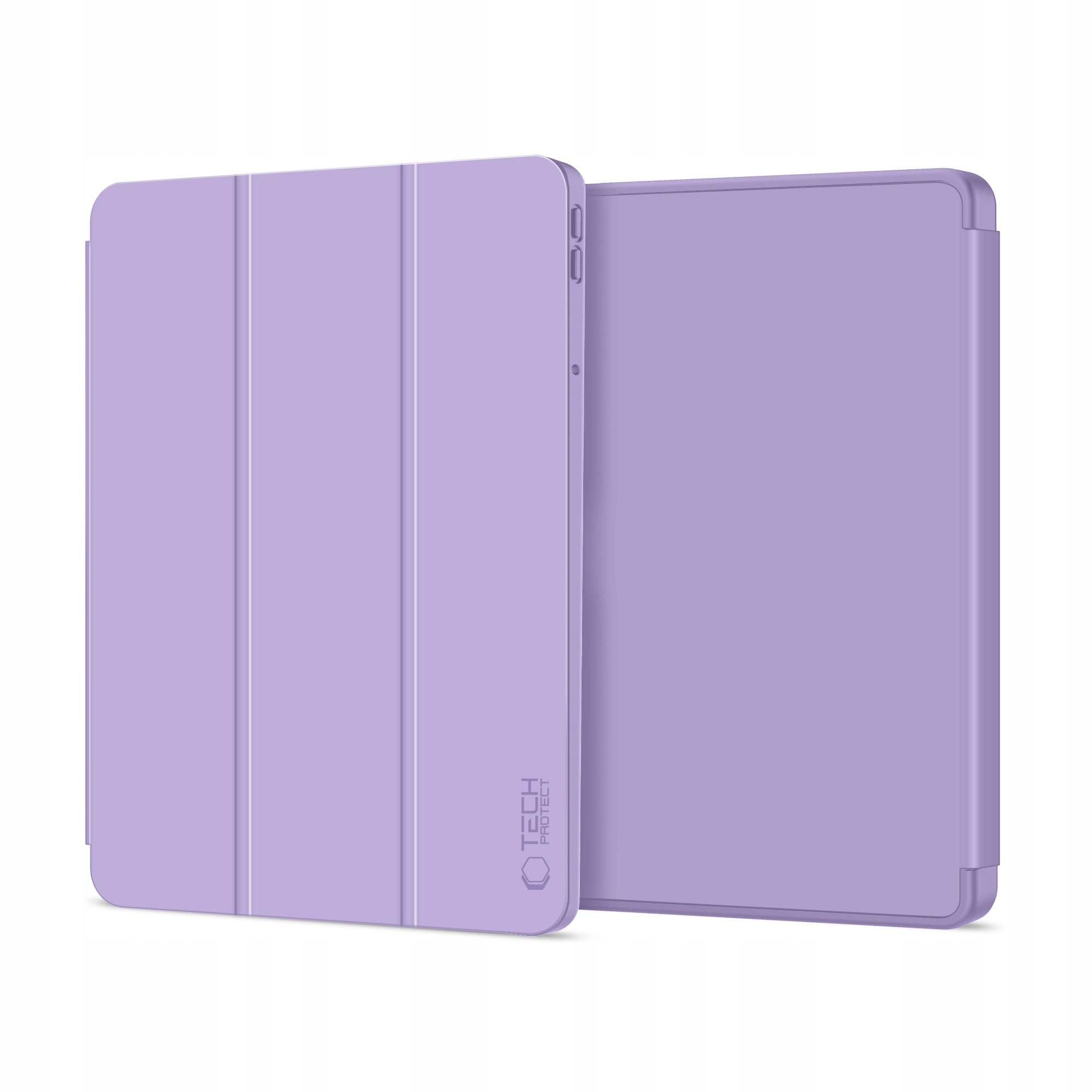 Etui SmartCase Pen Tech-Protect pentru Lenovo Idea Tab 11.0 TB-336, violet, set cu 2 sticla de protectie