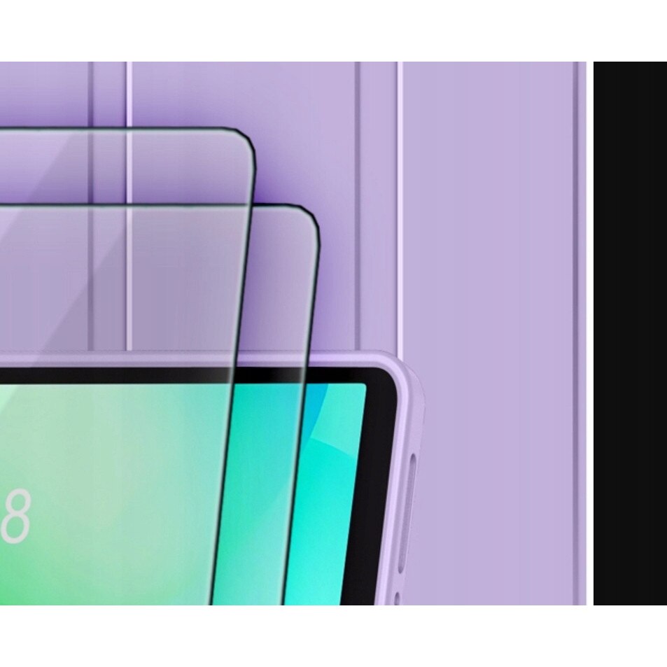 Husa tablete Tech-Protect SmartCase pentru Galaxy Tab A9/A11 8.7", violet, set cu 2 sticla de protectie