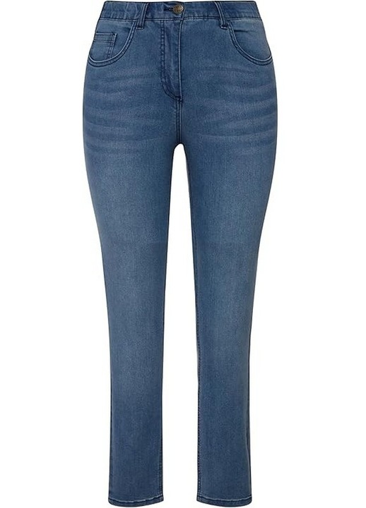 Blugi SARAH skinny pentru femei, albastru inchis, marime 22, Ulla Popken