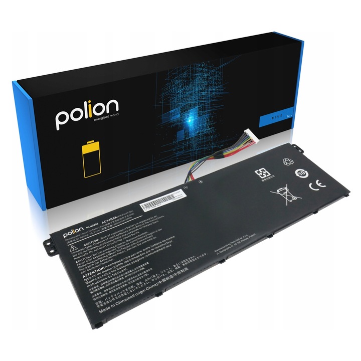 Батерия за лаптоп Polion литиево-полимерна 4100mAh 7,6V, 4 клетки