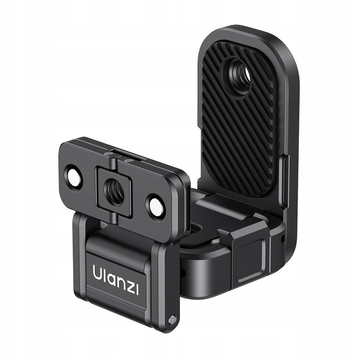 Магнитна опора Ulanzi PK16 за DJI Pocket 3, 6 магнита N52, регулиране на ъгъла 270, размери 55x36,6x25 мм