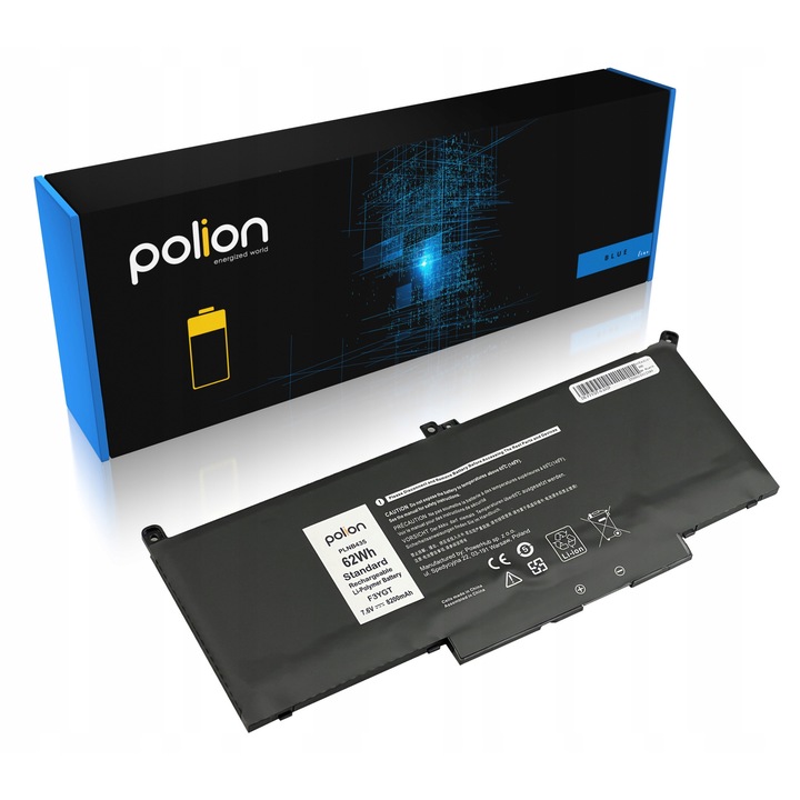 Батерия за лаптоп Polion F3YGT за DELL Latitude 7280 7290 7380 7390 7480 7490