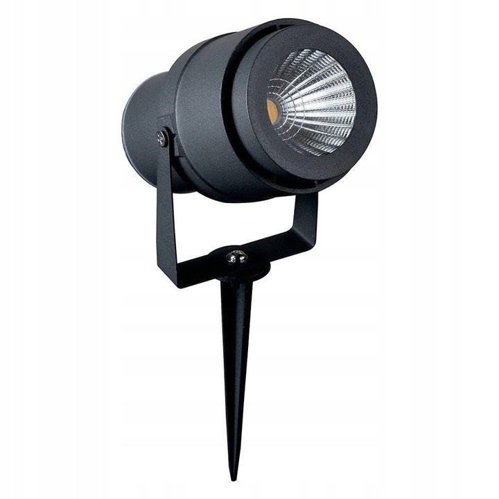 V-TAC LED kerti lámpa, földbe szúrható, 12W, 3000K, 875lm, szürke, 73x255mm