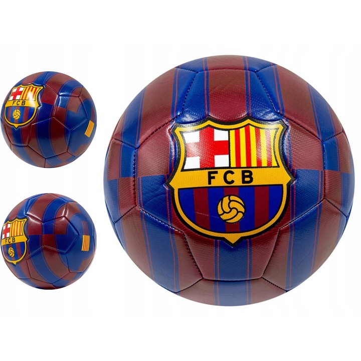 Minge fotbal FC Barcelona Home 2025/2026, bordo-granat, dimensiune 5, material TPU