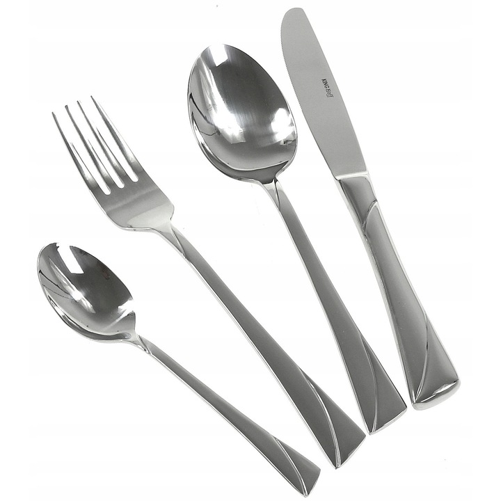 Kinghoff evőeszközkészlet, 72 részes, 18/10 rozsdamentes acél, exkluzív bőrönd, 5 kg