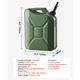 Canistra combustibil, Metalica 20 l, Teava de turnare inclusa, Maner ergonomic, Debit max. 6 l/min, Etansa, Rezistenta la coroziune, Pentru benzina si motorina, Verde