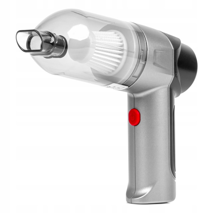 AMIO-03693 Vezeték nélküli autós porszívó HEPA, 70W, 6 tartozék, 4000mAh