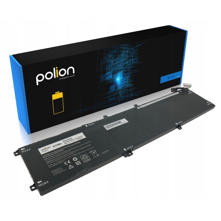 Батерия за лаптоп Polion 4100mAh, 4 клетки, 7.6V, за DELL Precision 5510 9550