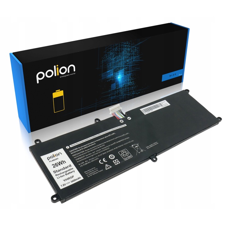 Батерия за лаптоп Polion за DELL Latitude 11 5175 5179, 3400mAh, 7,6V, 2 клетки