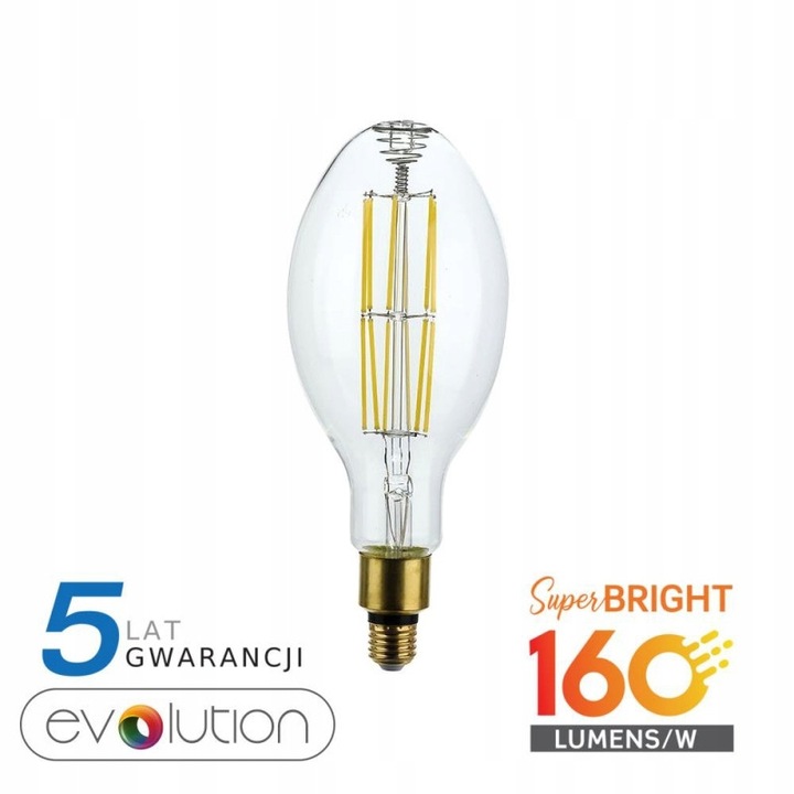 Bec LED V-TAC Evolution 24W E27 4000lm 4000K 120x300mm