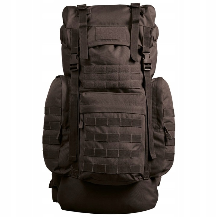 Rucsac Mil-Tec BW Kampfrucksack Gen.II 65 l, negru, 35x62,5x18,5 cm, 5 buzunare, impermeabil