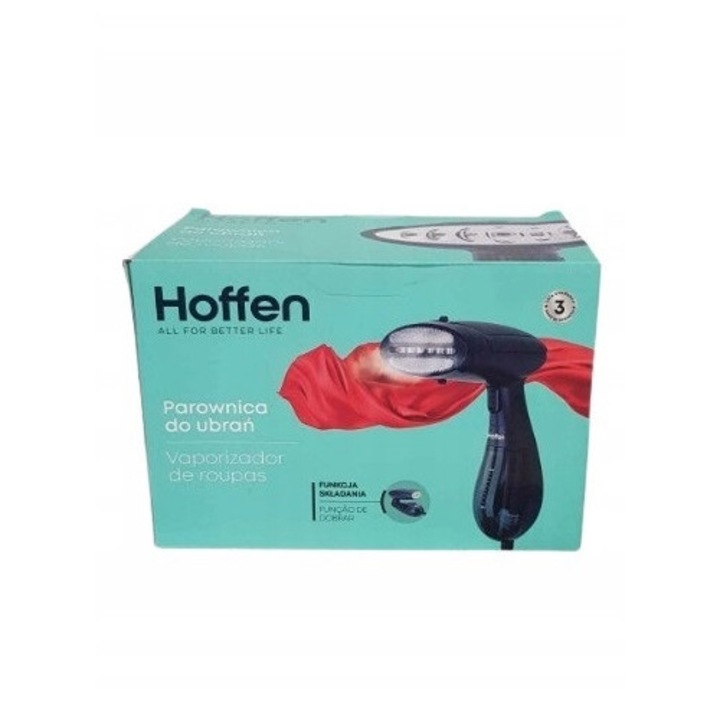 Parownica Hoffen, model HO-00016, 1200 W, pliabila, cu accesoriu pentru tesaturi delicate