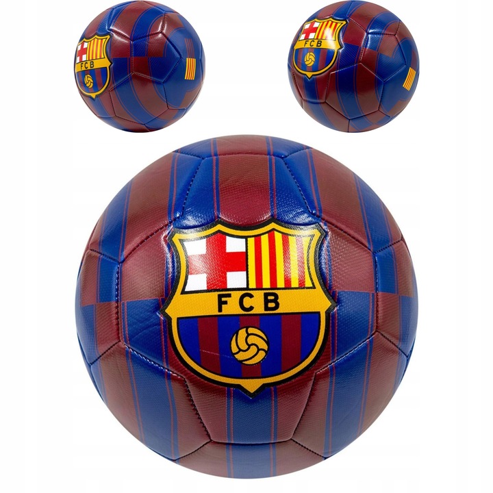 Minge fotbal FC Barcelona Home 2025/2026, bordo-granat, TPU, dimensiune 5