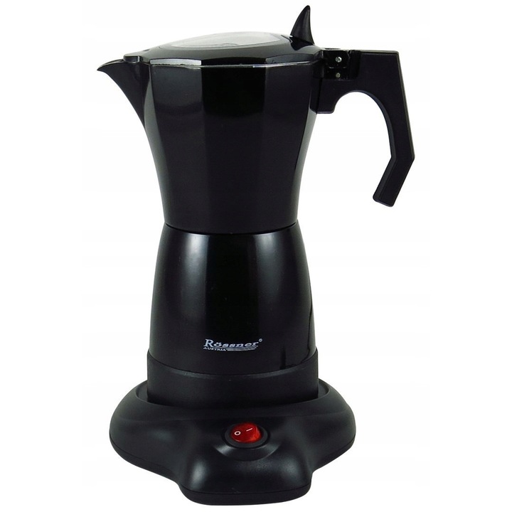 Rossner kotyogós kávéfőző, 300 ml, fekete, 27x10cm