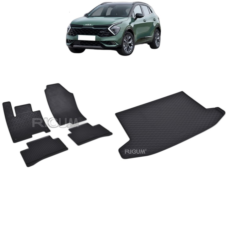 Set Covorase Auto Si Tavita Portbagaj KIA SPORTAGE MHEV din 2022 - 2026, caroserie suv