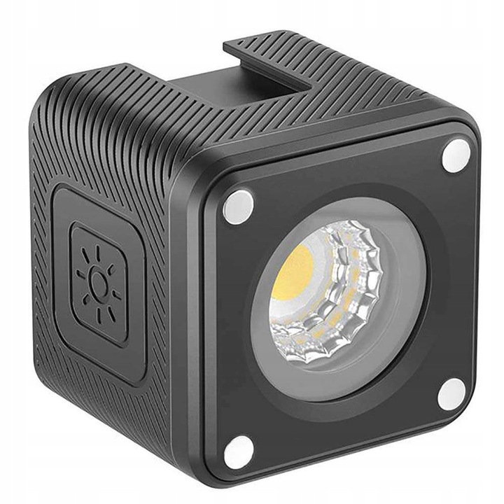 Lampa LED Ulanzi L2, set complet cu 8 filtre colorate, dimensiuni mici