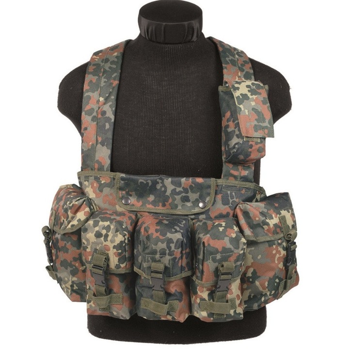 Kamizelka Airsoft Flecktarn Camo, Mil-Tec, 100% nylon, unisex, 1 buc.