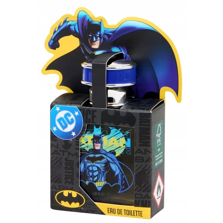 DC Comics Batman férfi Eau de Toilette 50 ml, vegán, ideális ajándékba